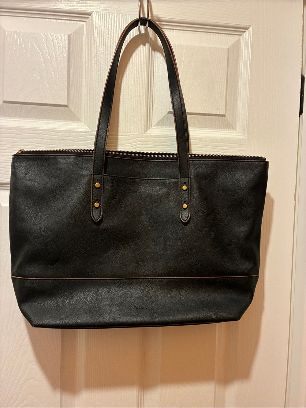 Fossil Jenna Stud-Trim Tote Bag.